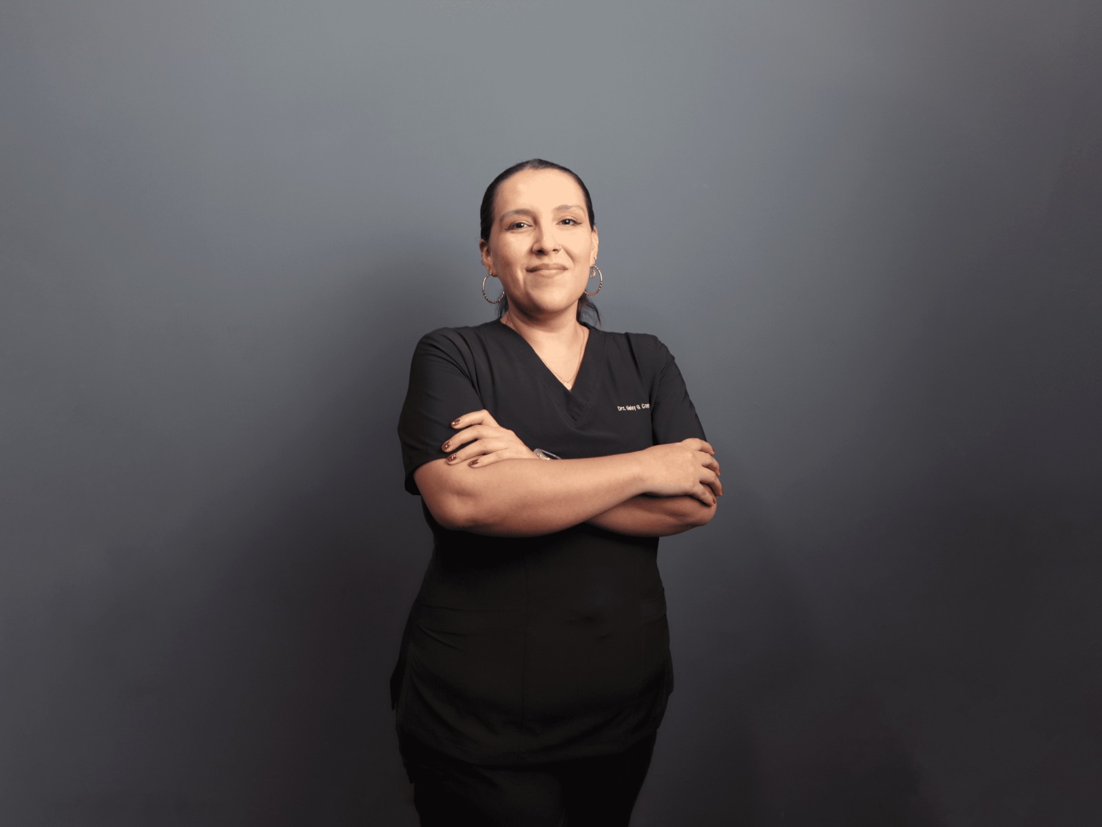 doctora posando